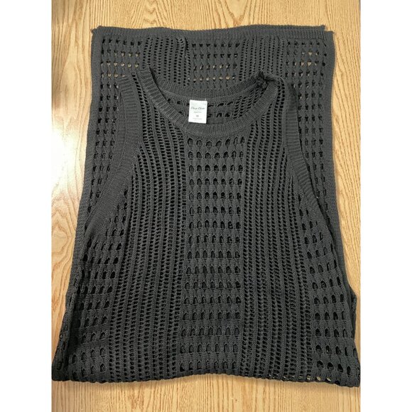 B11 New Women’s Cha Cha Swimsuit Cover Up Slits At The bottom Black size Medium - Picture 2 of 7